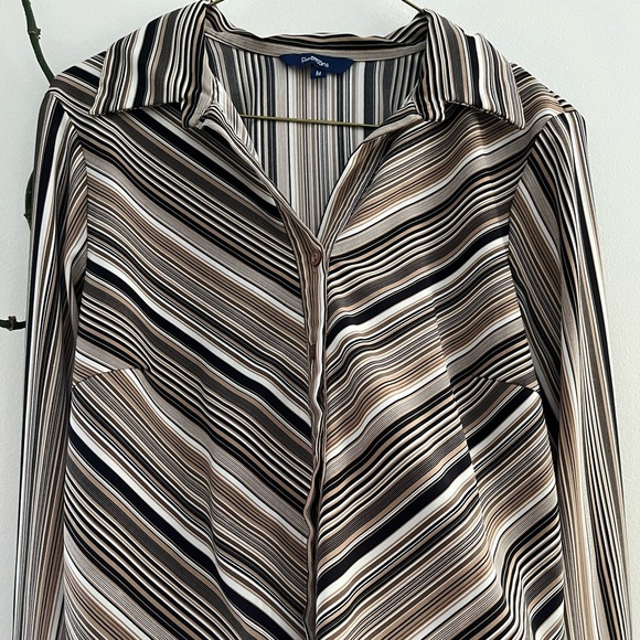 y2k striped blouse - Picture 3 of 4